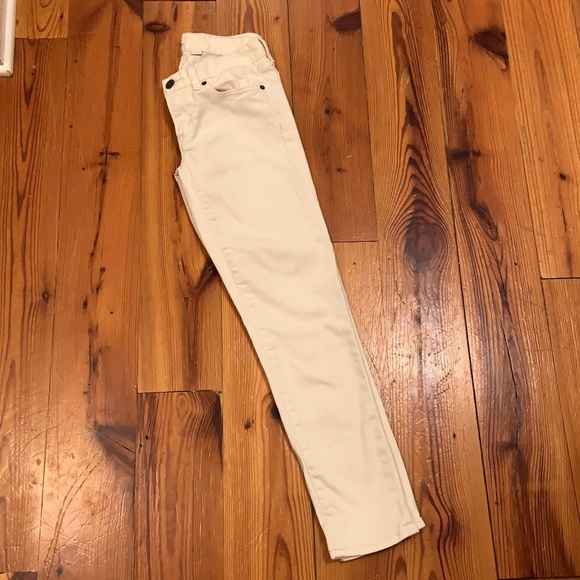 J Crew Stretch Jeans in Off White - Picture 4 of 10